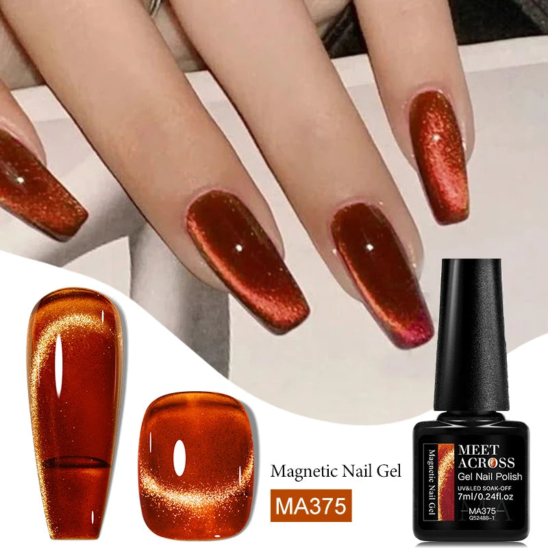 Cat Eye Gel Nail Polish With Magnet