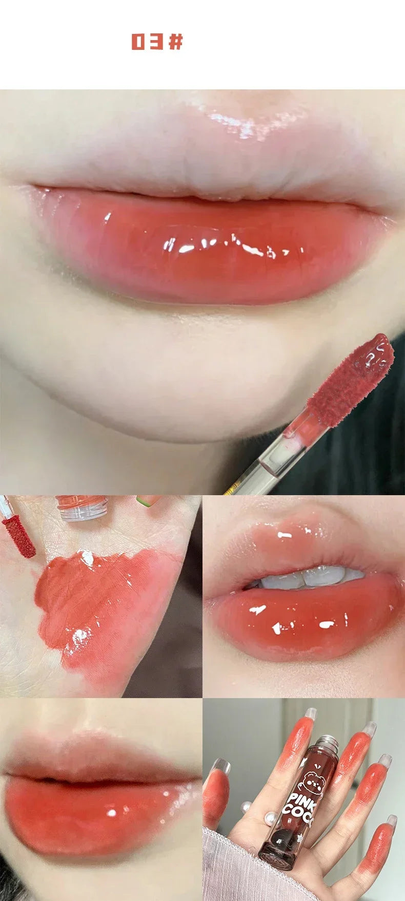 Lip Glaze Water Light Moisturizing Non-stick Lipstick