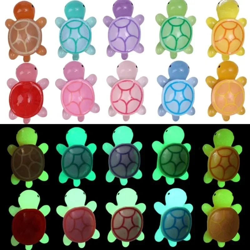 Cute Mini Luminous Glow in the Dark Turtle Ornaments