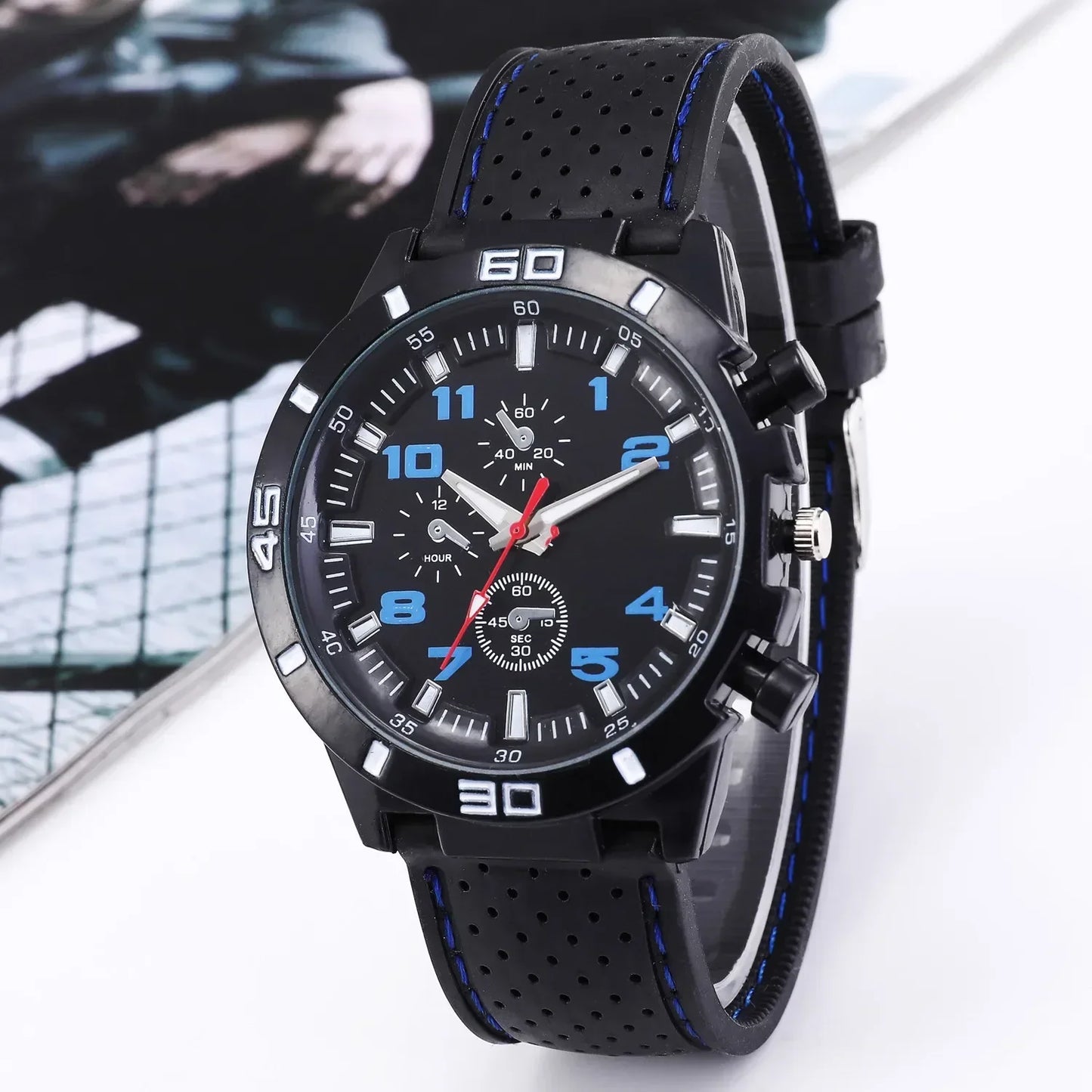 Brand Quartz Men Watches Reloj Hombre Luxury Male Clock Sport Mens Watch Fashion Silicone Strap Student Wristwatches Gift