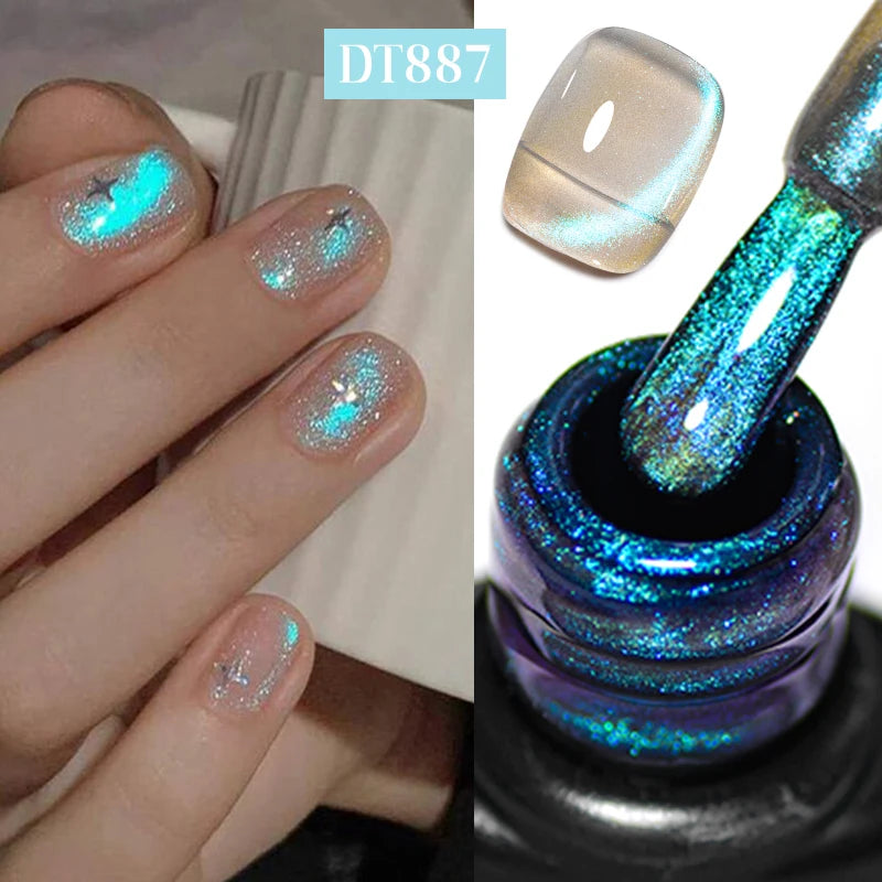 Cat Eye Gel Nail Polish With Magnet