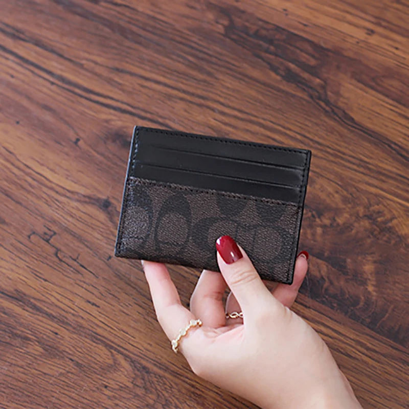 Card Holder PU Leather for Female