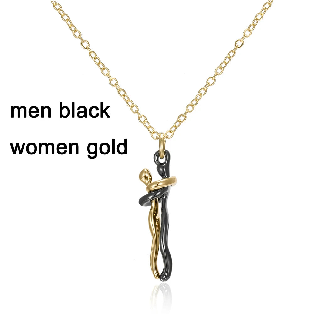 Hugging Necklace For Lover/Couple Men & Women