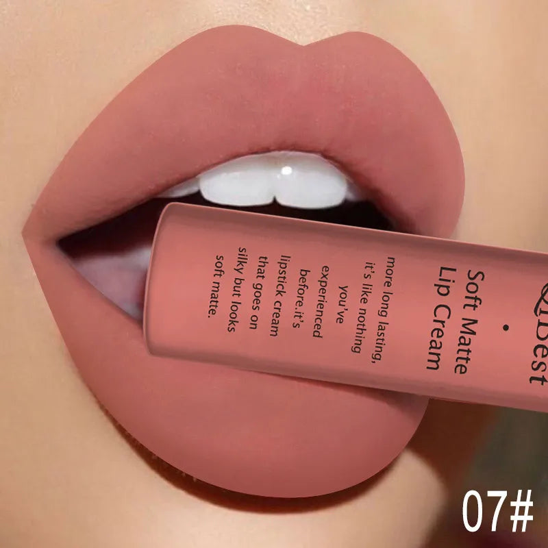 Nude Waterproof Matte Lip Gloss Liquid Lipstick/Lipgloss For Women