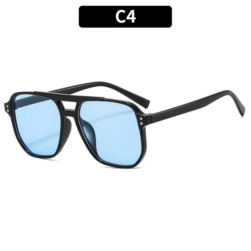 Vintage Square Sunglasses for Women UV400 Shades