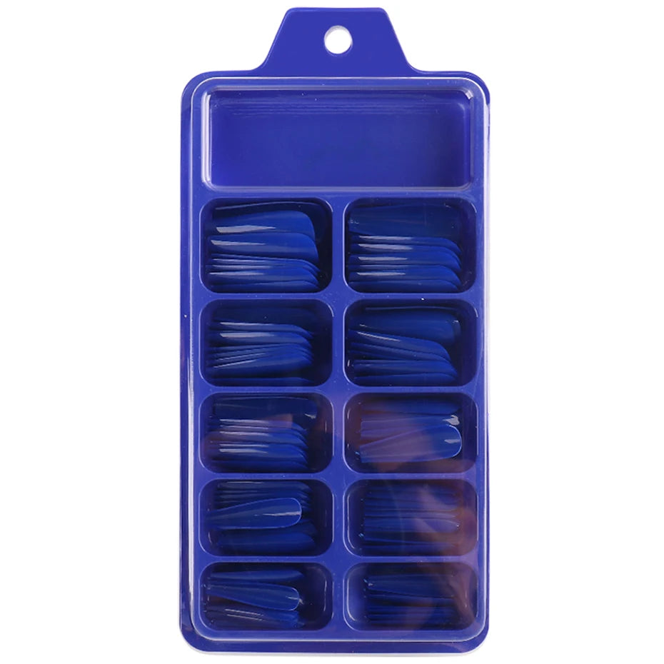 100pcs Press On Acrylic Coffin Extension Nails