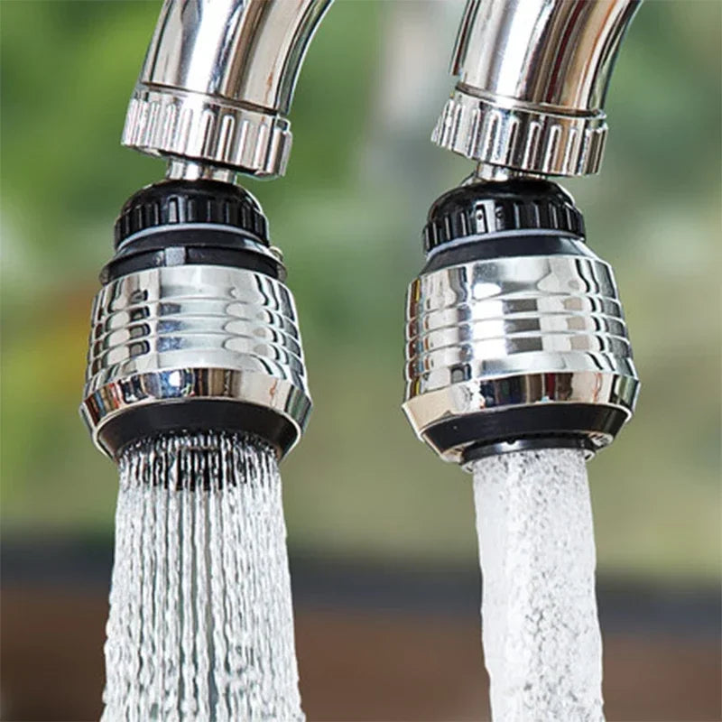 Kitchen Gadgets 2 Modes 360 Rotatable Bubbler High Pressure Water Faucet Extender