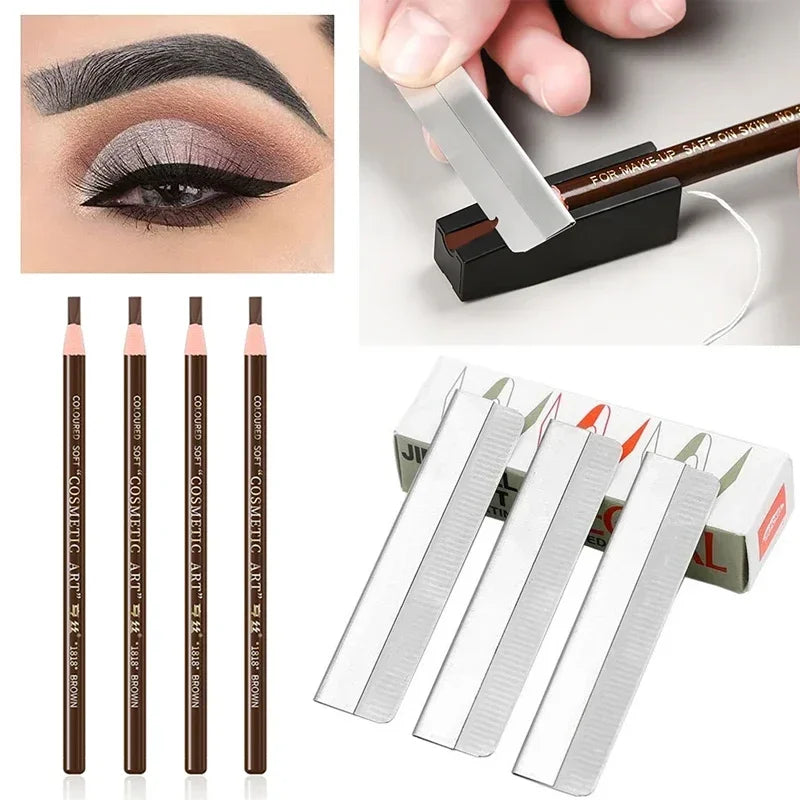 5pcs Professional Microblading, Waterproof Eyebrow Pencil