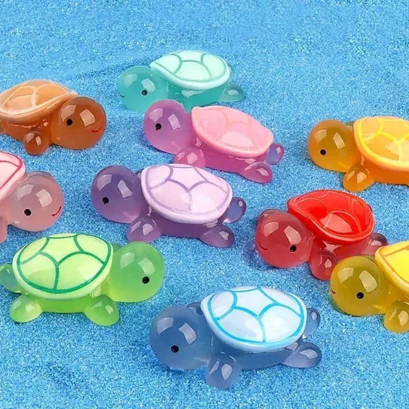 Cute Mini Luminous Glow in the Dark Turtle Ornaments