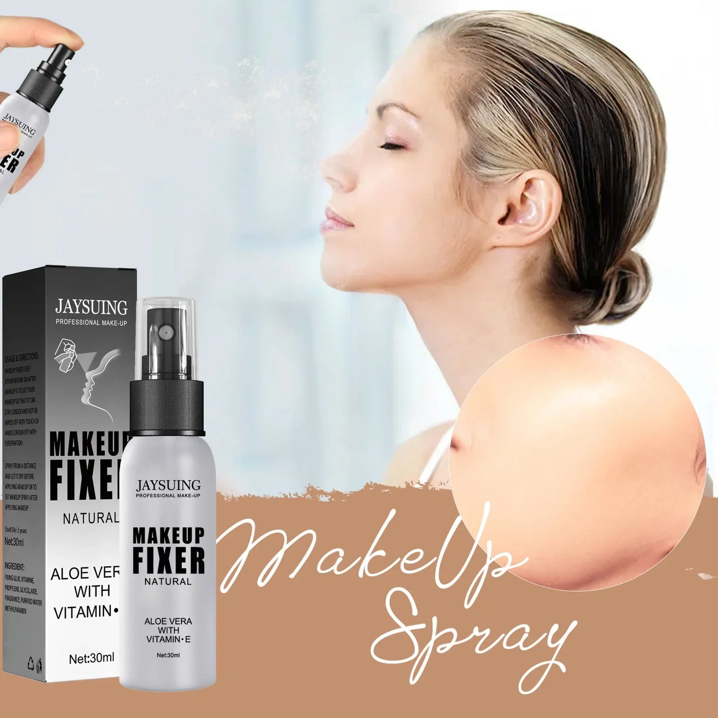 Makeup Setting Spray Matte Finish Long Lasting Lightweight & Waterproof