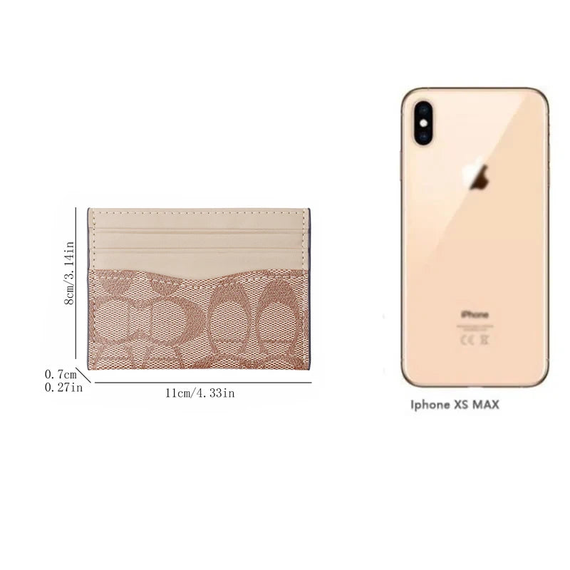 Card Holder PU Leather for Female
