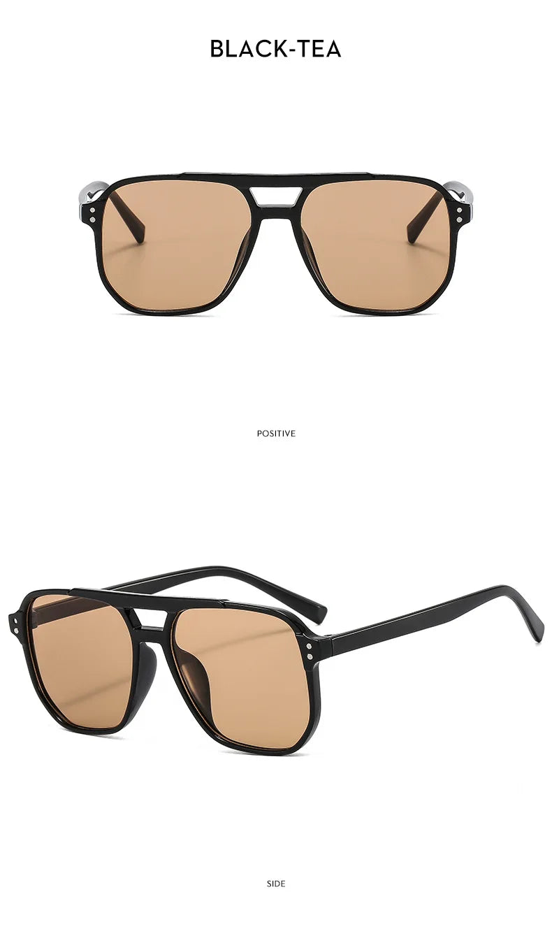 Vintage Square Sunglasses for Women UV400 Shades