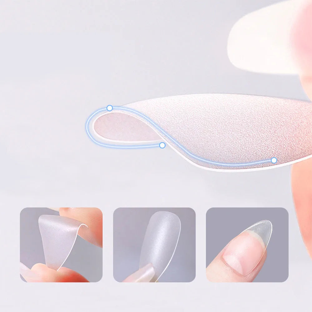 120pcs Transparent Press on Nails