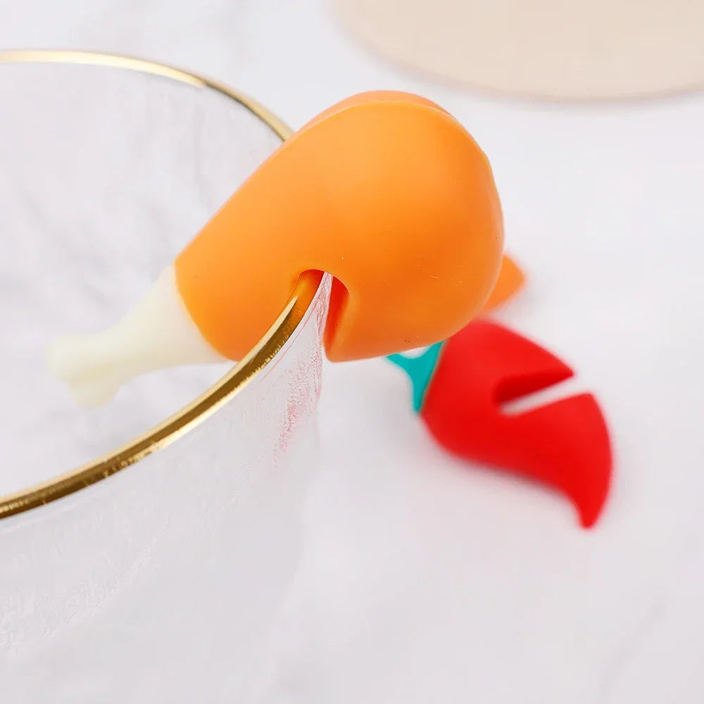 1/3Pcs Silicone Heat-Resistant Hot Pot & Lid Holder