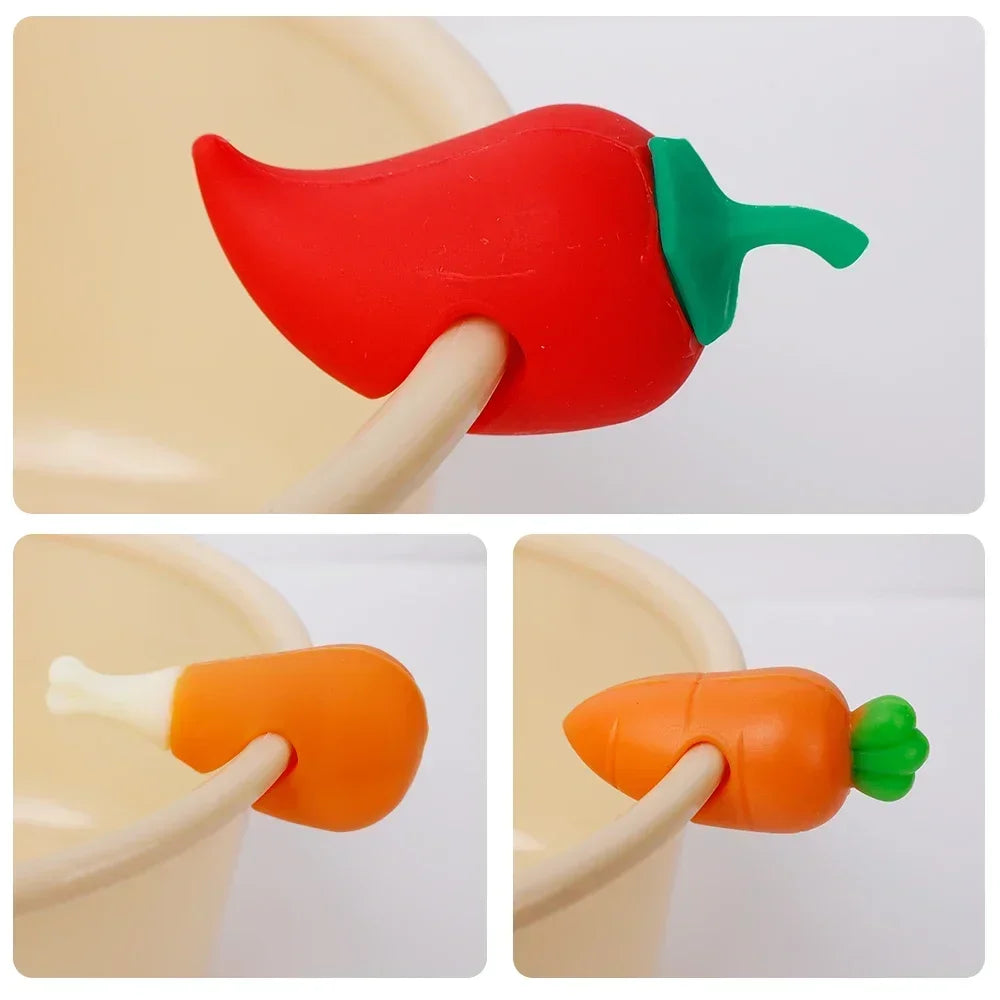 1/3Pcs Silicone Heat-Resistant Hot Pot & Lid Holder