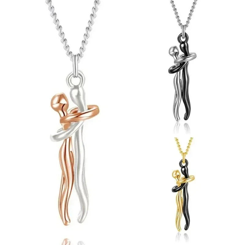 Hugging Necklace For Lover/Couple Men & Women
