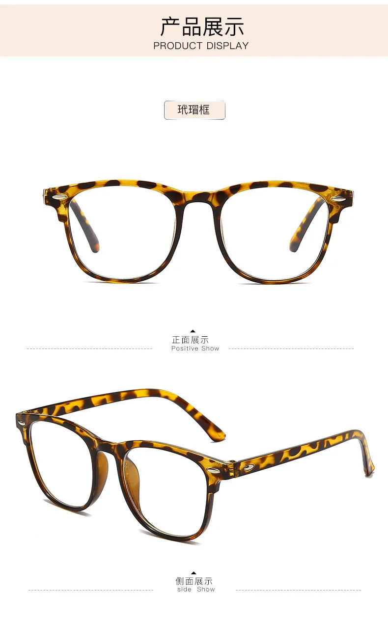 Transparent Black Eyeglasses For Shortsighted Man/Woman