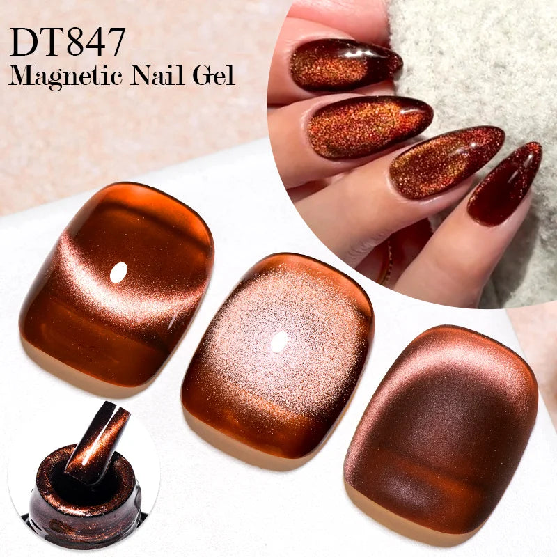 Cat Eye Gel Nail Polish With Magnet