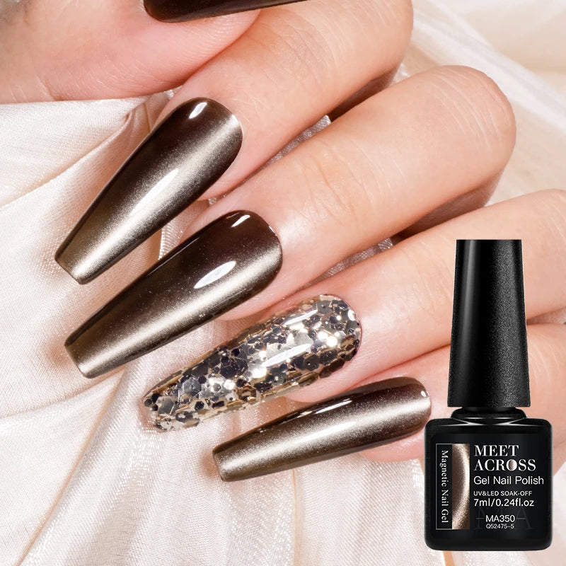 Cat Eye Gel Nail Polish With Magnet