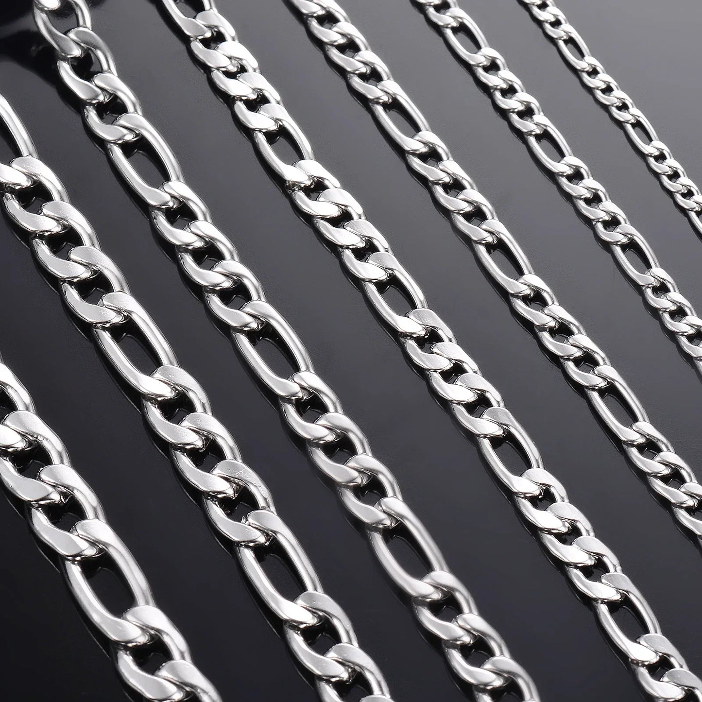 925 Sterling Long Silver Necklace with Clasp for Men & Women