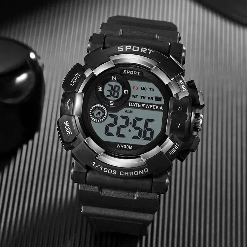 YIKAZE Waterproof Fashion Digital Sports Watch for Kids