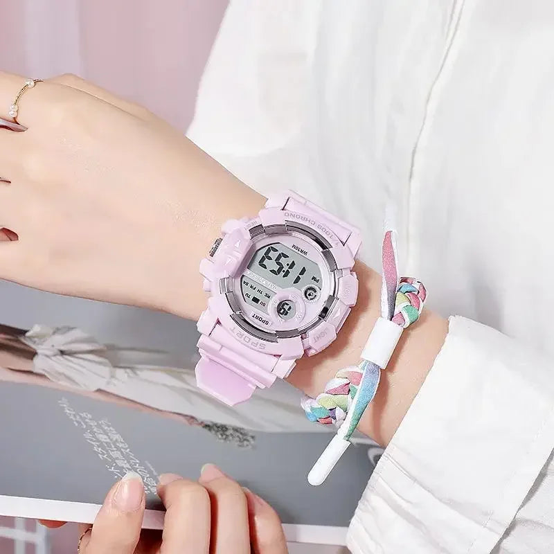 YIKAZE Waterproof Fashion Digital Sports Watch for Kids