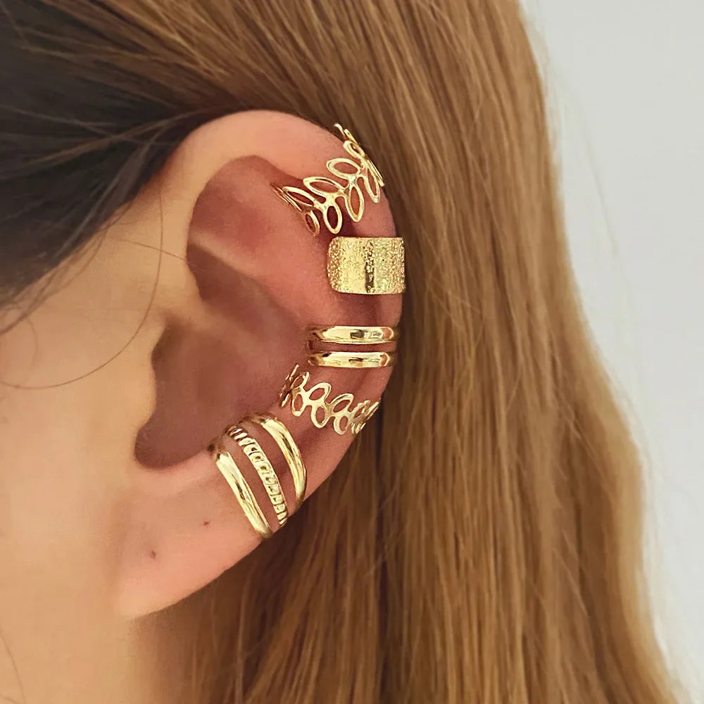 Ear Cuff, Non-Piercing Ear Clips Set