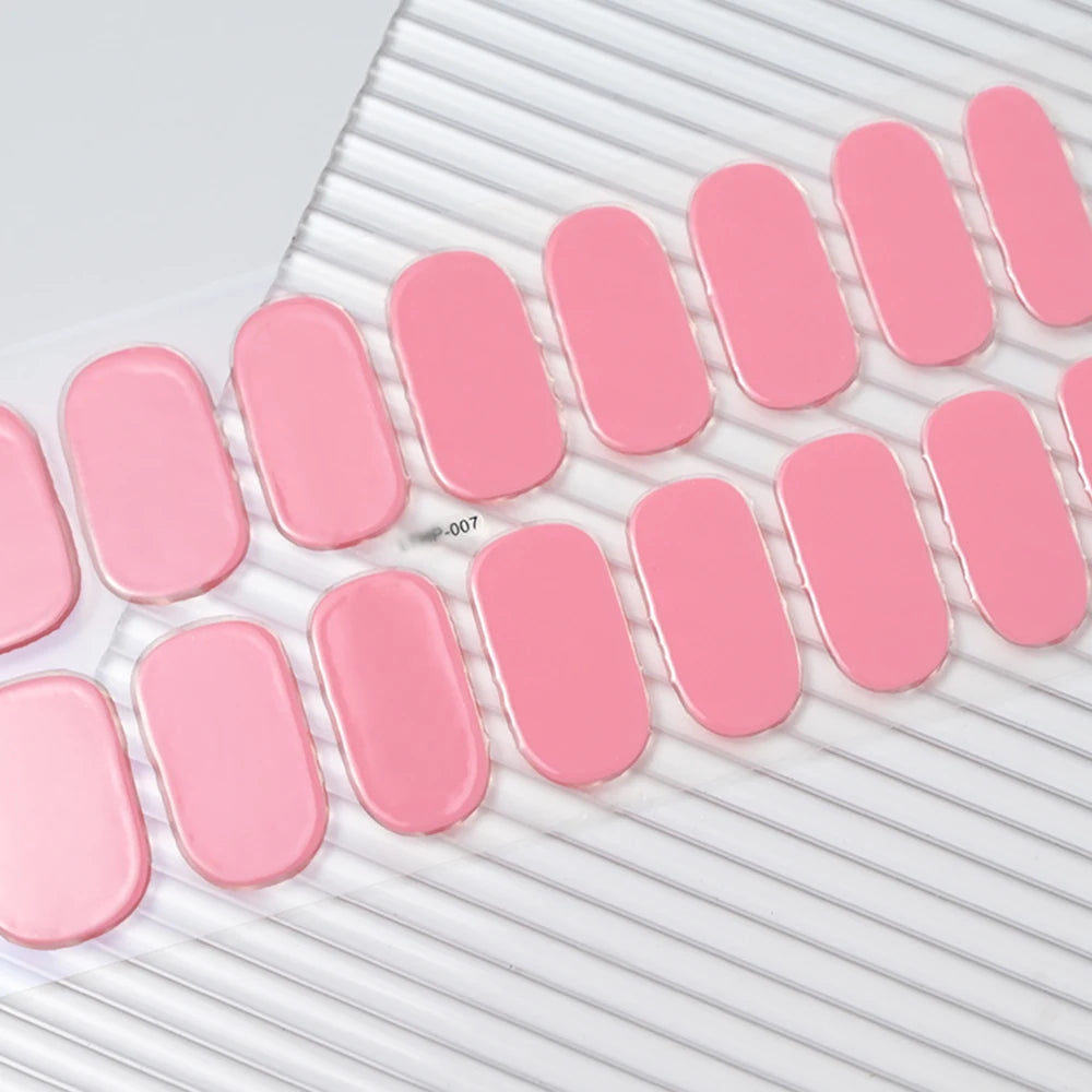 UV/LED Lamp Gel Nail Polish Wraps Long-Lasting Full Cover