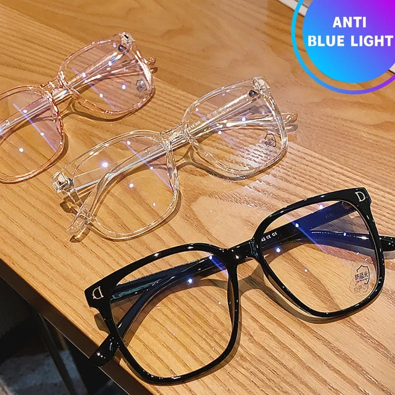 Anti-Blue Light Glasses  Eye Protective Computer Goggles Diopters -1.0 -1.5 -2.0 To -6.0
